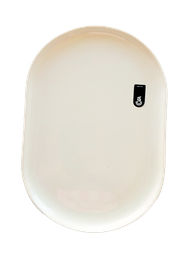 [I-11038] FUENTE GRANDE 30X22X2.15CM BLANCO