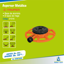 [I-21516] ASPENSOR BASE DE ALUMINIO DE 8 FUNCIONES P-TR-10328