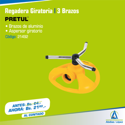 [I-21492] ASPERSOR GIRATORIO DE 3 BRAZOS