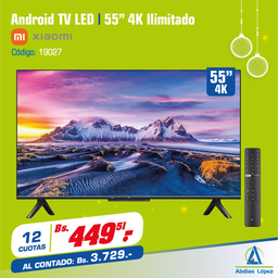 [I-19027] TELEVISOR 55' XIAOMI ANDROID TV P-L55M6-6ARG