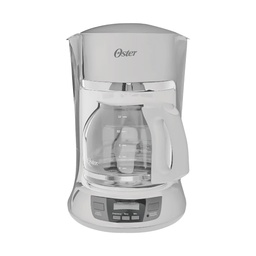 [I-10686] CAFETERA OSTER PARA 12 TAZAS COLOR BLANCA