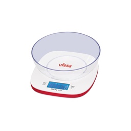[I-15128] BASCULA DE COCINA UFESA 5K. CON RECIPIENTE