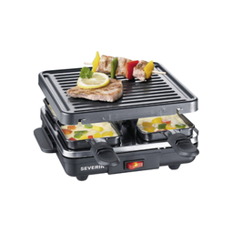 [I-17446] RACLETTERA SEVERIN 600W. 4 PLATILLOS