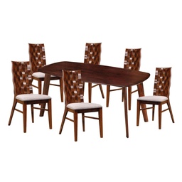 [I-12024] WAVE COMEDOR (6 SILLAS + 1 MESA)