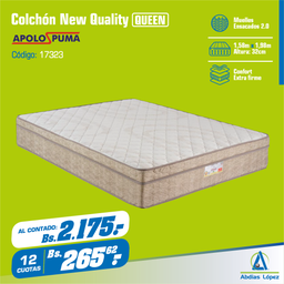[I-17323] COLCHON NEW QUALITY EXTRAFIRME 32CMX1.98MX1.58M