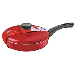 [I-16465] SARTEN RECTA CON TAPA 24CM