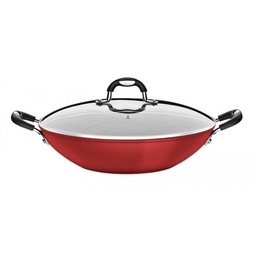 [I-8425] OLLA WOK CON TAPA 32 CM MONACO 20868/736