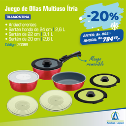 [I-20389] BATERIA DE COCINA MULTIUSO 10 PZAS