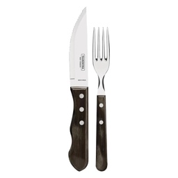 [I-7416] JGO. ASADO 12PZAS POLYWOD 21199/996