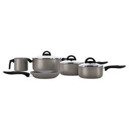 [I-16853] BATERIA DE COCINA BRINOX 5 PZS. CHILLI PLOMO