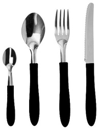 [I-17136] POTE RALLADOR JUEGO 24 PZAS. NEGRO