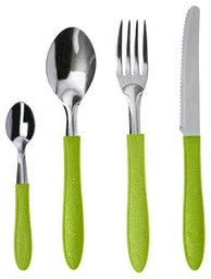 [I-17138] POTE RALLADOR JUEGO 24 PZAS. VERDE