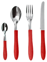 [I-17139] POTE RALLADOR JUEGO 24 PIEZAS ROJO