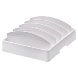 [I-17229] ORGANIZADOR DE TAPAS PARA TAPER BLANCO P-1118BC