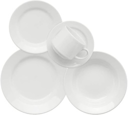 [I-15374] VAJILLA 30 PZAS. WHITE DONNA BIONA P-AE30-5002