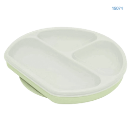 [I-19074] PLACA DE SILICONA CON 3 DIVISIONES 21CM P-7891361311477