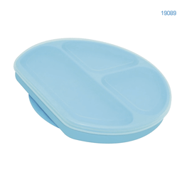 [I-19089] PLACA DE SILICONA CON 3 DIVISIONES 21CM